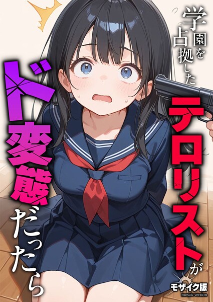 【エロ漫画raw】学園を占拠したテロリストがド変態だったら モザイク版（単話）