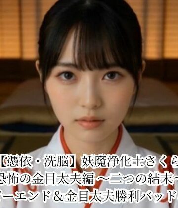 【エロ漫画raw】【憑依・洗脳】妖魔浄化士さくら 恐怖の金目太夫編 〜二つの結末〜 ハッピーエンド＆金目太夫勝利バッドエンド【d_779716】
