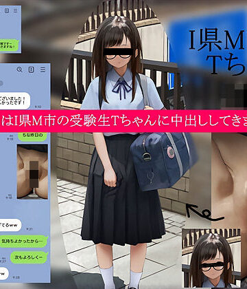 【エロ漫画raw】今回はI県M市の受験生Tちゃんに中出ししてきました。【2月10日まで高画質マン写＆本人目線モザイク無し画像付き】【d_722332】