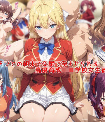 【エロ漫画raw】ヤリチンとの朝まで交尾で孕ませられる高度育成〇等学校女生徒達2【d_831248】