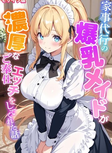 【エロ漫画raw】家事代行の爆乳メイドが濃厚なご奉仕エッチをしてくれた話 モザイク版【s594allud04382】