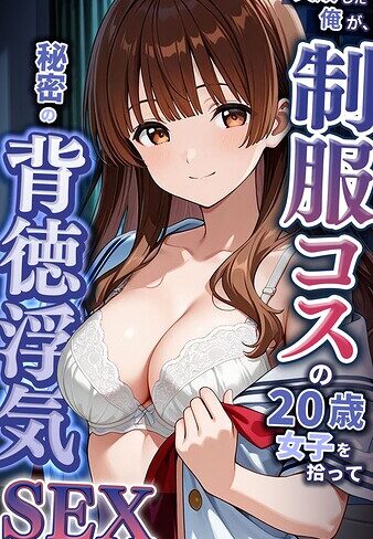 【エロ漫画raw】プロポーズに失敗した俺が、制服コスの20歳女子を拾って秘密の背徳浮気SEXした話 モザイク版【s594allud05196】